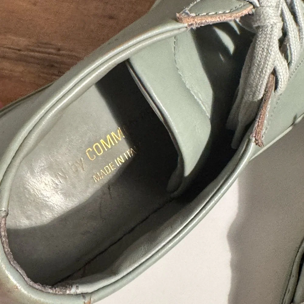 Common Projects SIZE 37 Vintage Green Achilles Low Sneakers | 3701 37 1095 - Picture 9 of 9
